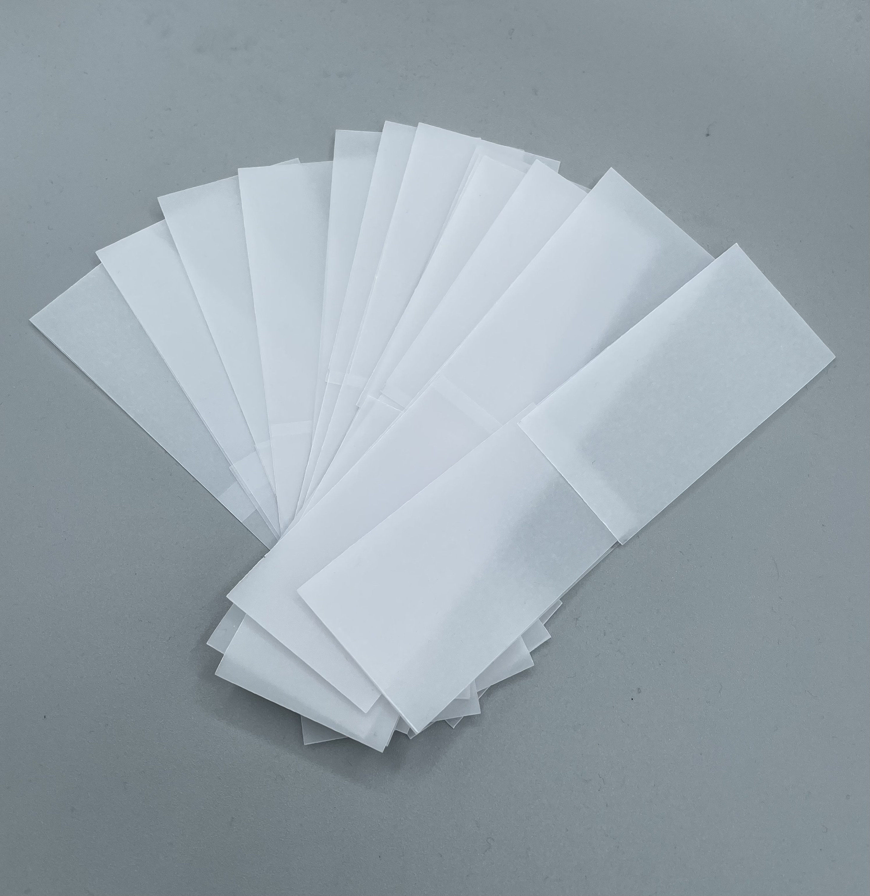 Pre Folded A5 Invite Vellum Belly Bands, Vellum Wraps A5 Wedding