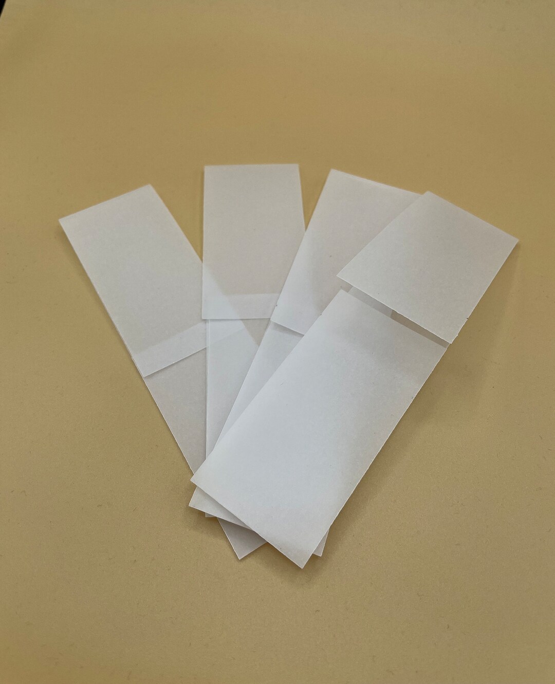 Vegan Pre Folded A5 Invite Vellum Belly Bands, vellum Wraps A5 Wedding