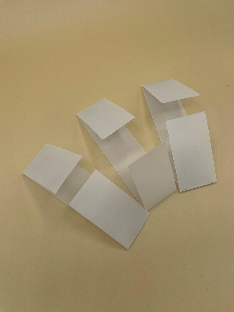 Pre Folded A6 Invite Vellum Belly Bands, Vellum Wraps A6 Wedding