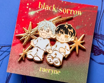 Alien Stage Ivantill Mizisua Meteor Shower Angel Devil enamel pin