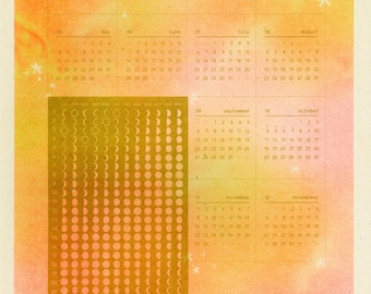 2026 year of the horse riso uv light calendar