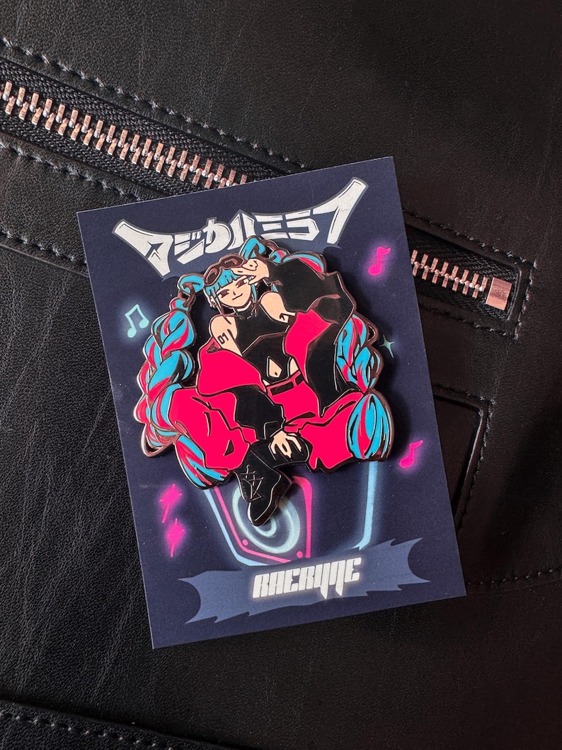 Hatsune Miku Figure Enamel Pin Symphony Strawberry Magical Mirai Magical Mirai