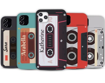Cassette Tape Phone Case | Mixtape Phone Case | Vintage Cassette Phone Case | Personalized Name iphone Case