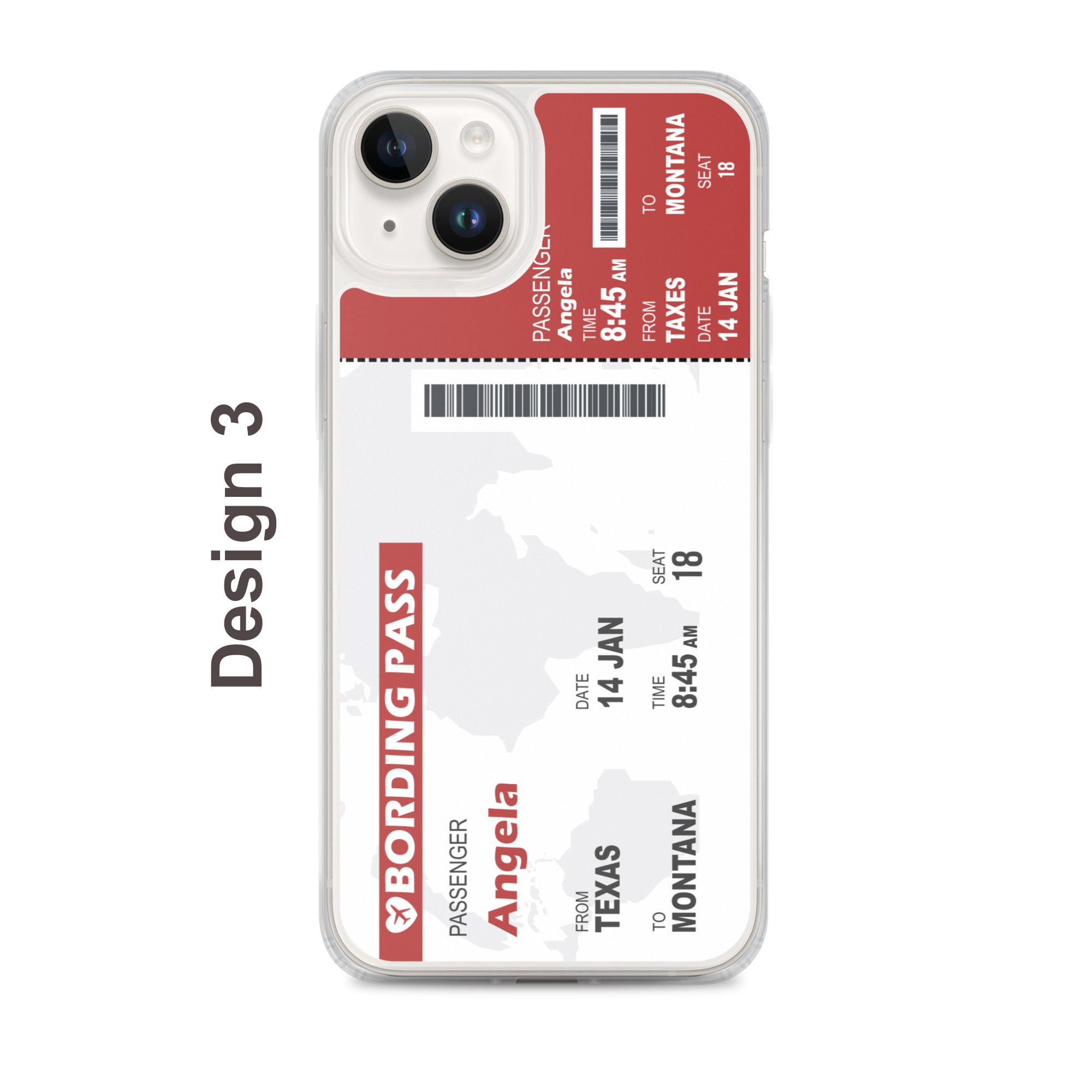 Plane Ticket Phone Case Printable