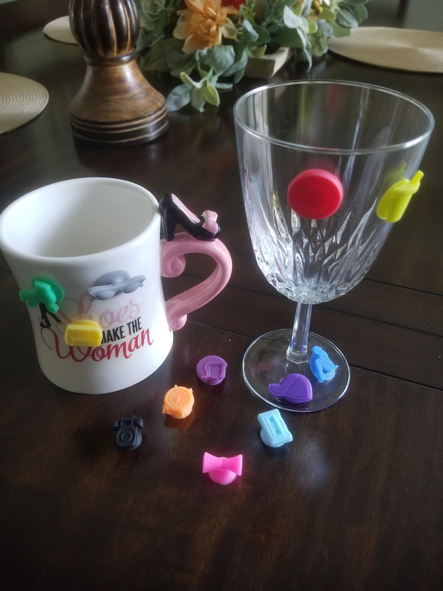 Décor Wine Glass Markers