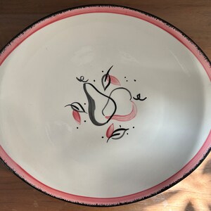 Blue Ridge Southern Potteries Inc Precious Pear oval serving dish.