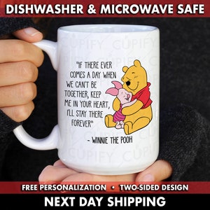 Winnie The Pooh Piglet Coffee Mug, Winnie The Pooh Coffee Mug, Christmas Coffee Mug, Piglet Coffee Mug, Winnie The Pooh Coffee Mug, Custom