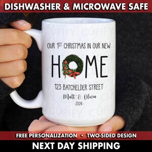 Christmas In New Home Mug, New Home Coffee Mug, New Homeowner Coffee Mug, New House Gift Mug, Christmas Coffee Mug, First Home Coffee Mug,