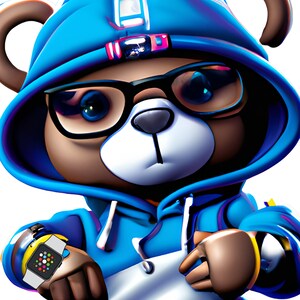 Hop Hip bear can be placed on anything. What will you do with him.