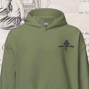 Violet Sorrengail Embroidered Hoodie, Fourth Wing Reading Shirt, Official Rebecca Yarros Merch,Birthday Gift for Book Lover from Best Friend