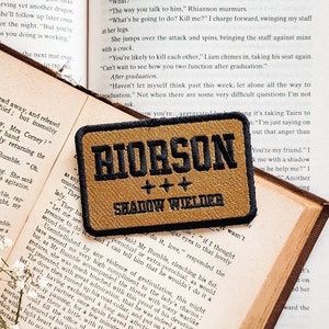 Riorson Embroidered Name Tag, Fourth Wing Iron On Patch, Official Rebecca Yarros Merchandise, Bookish Gift for Book Lovers from Best Friends