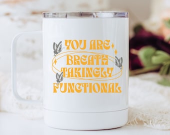 Taza increíblemente funcional, taza de lectura Tisaanah de Daughter of No Worlds, producto oficial de Carissa Broadbent, regalo de cumpleaños para amantes de los libros