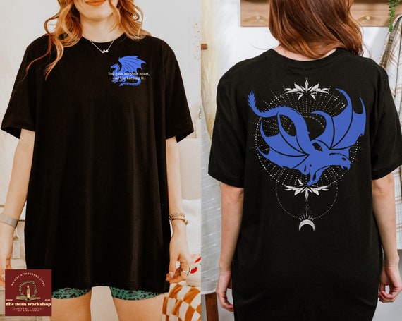 Two-sided Xaden's Dragon Mark Tee Shirt, Fourth Wing Shirt
