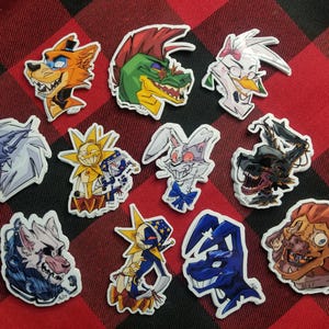Five nights at freddy&#39;s security breach/ruin stickers