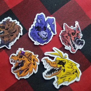 Five nights at freddy&#39;s 4 stickers