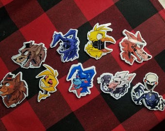 Five nights at freddy's 2 stickers