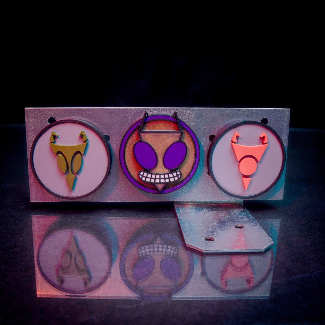 Invader Zim Magnet Set - Irken Symbols - Etsy