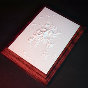 Modelo de mapa de Tamriel para exhibición - The Elder Scrolls