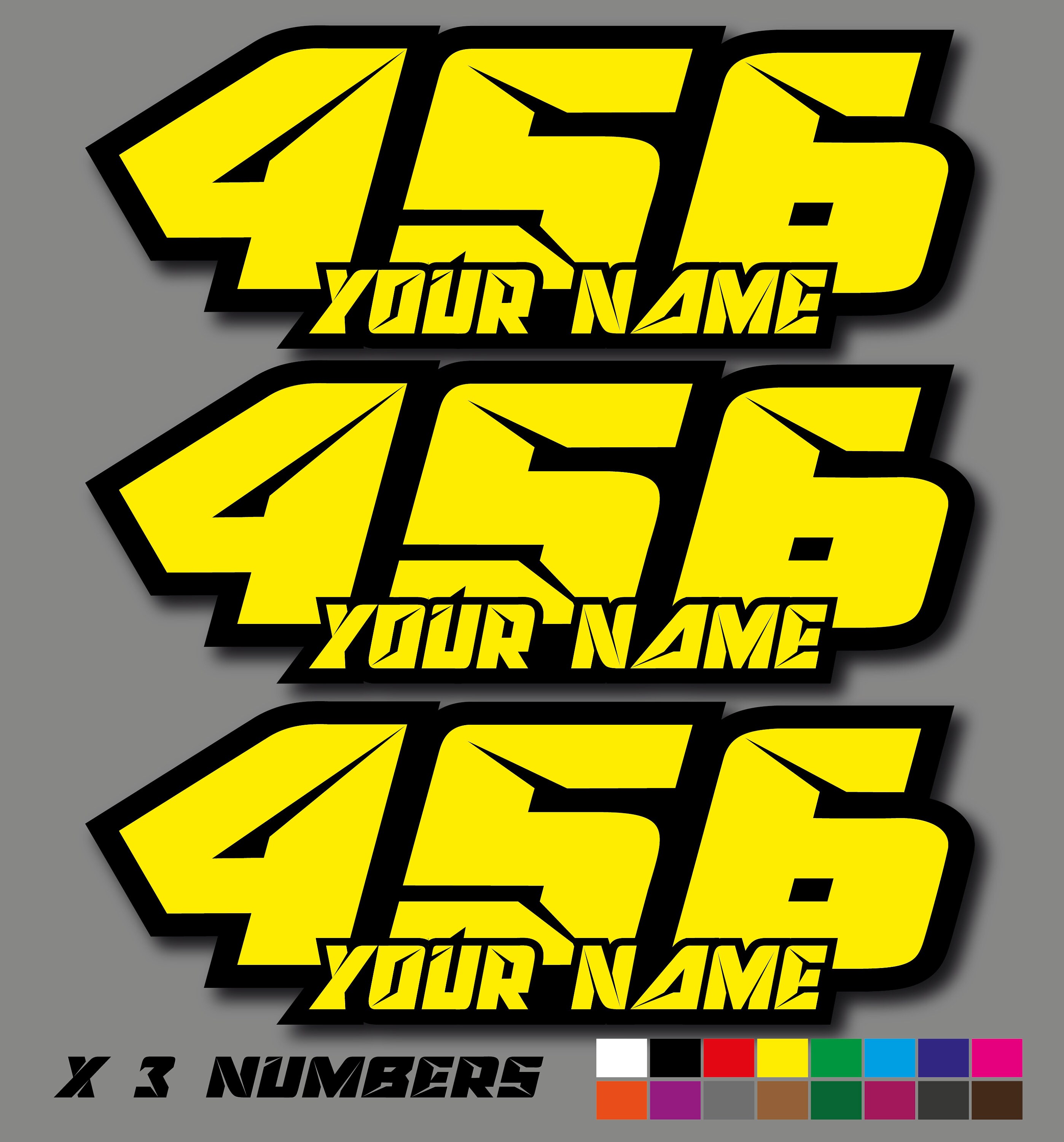 Fake Id Number Stickers