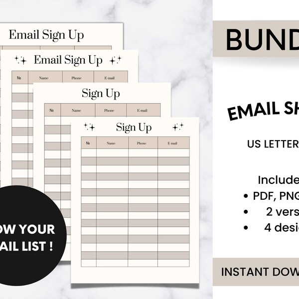 Email Marketing Sign Up Etsy Email Marketing Sign Up Etsy