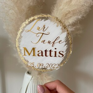 Cake Topper Acrylic Personalized Cake Topper Baptism Birthday Wedding