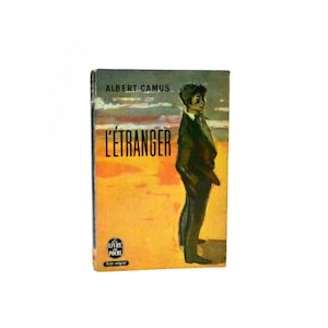 1963 L&#39;Etranger by Albert Camus The Stranger French Book Existentialism Philosophy Books French Literature Classic Le Livre de Poche
