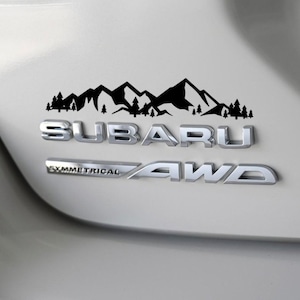 Subaru Crosstrek Mountain Decal (2 Sizes)