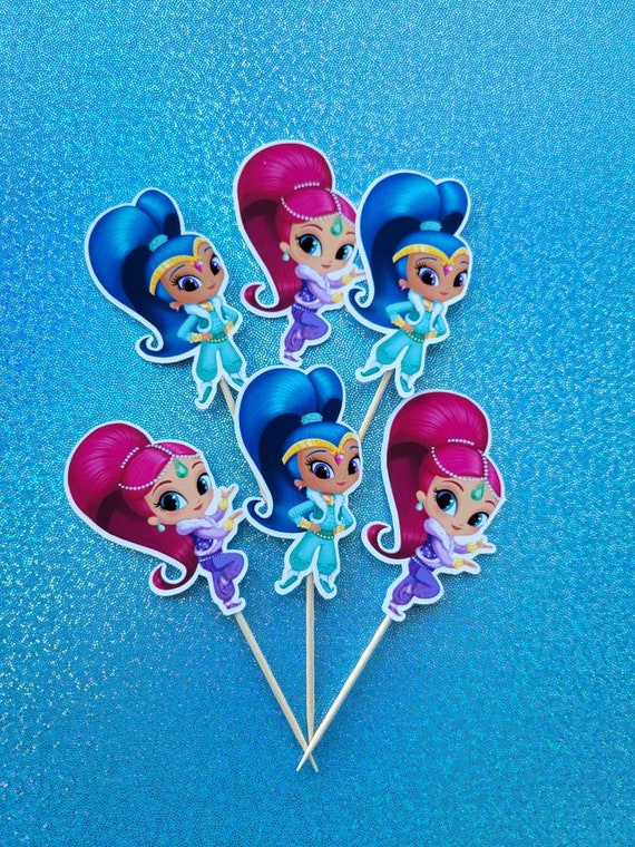 Shimmer and Shine Cupcake Toppers Set of 12 - Etsy
