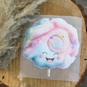 Iron-on picture cotton candy