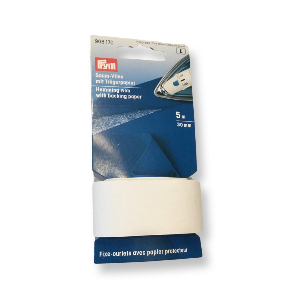 Interfacing With Paper Hem Interfacing With Backing Paper for Ironing 30 Mm, White - Etsy