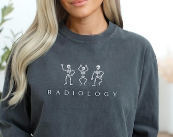 Halloween Radiology Long Sleeve Shirt, Xray Tech Long Sleeve Tee, Halloween Rad Tech Shirt