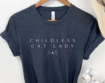 Childless Cat Lady Tshirt 2024 Election Political Shirts Harris 2024