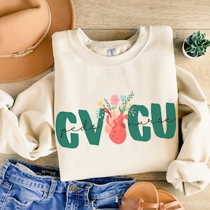 Pediatric CVICU Nurse Sweatshirt, CVICU Nurse Sweatshirt, Peds CVICU Nurse, Pediatric Cardiovascular Intensive Care Unit Nurse Gift