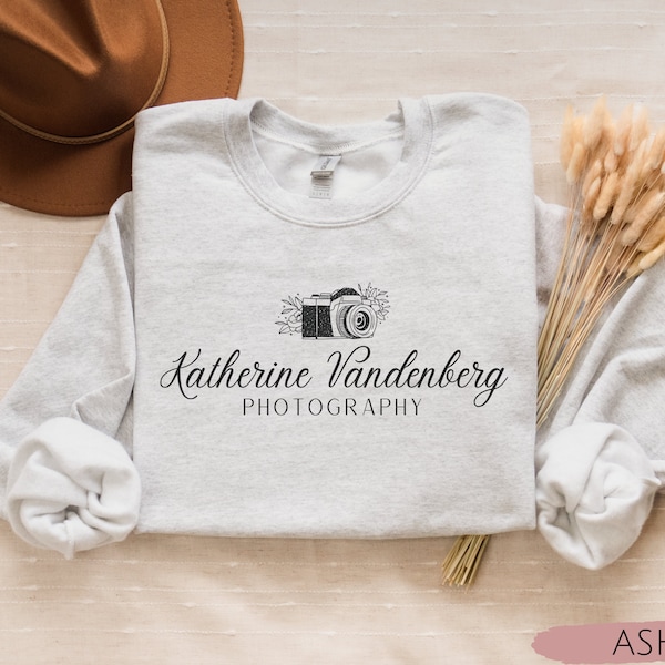 Custom Photography Crewneck Sweatshirt, Personalized Photographer Sweater, Photography Business Group Shirts, Custom Photographer Gifts