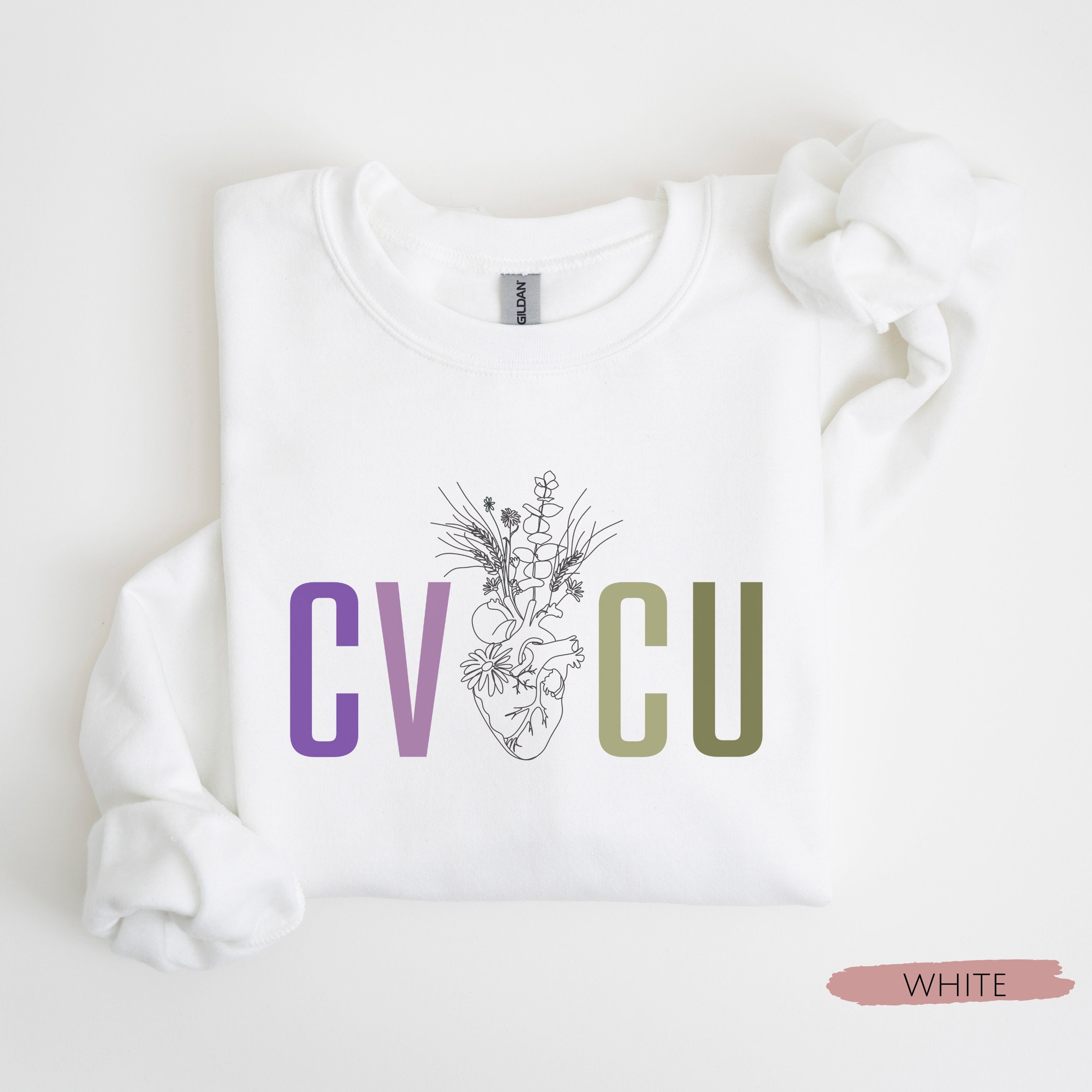 CVICU Nurse Sweatshirt, CVICU Shirts, CVICU Sweatshirt, Cardiac Nurse Shirt, Ecmo Nurse, Ecmo Specialist, Cardiac Care, Nursing Gifts