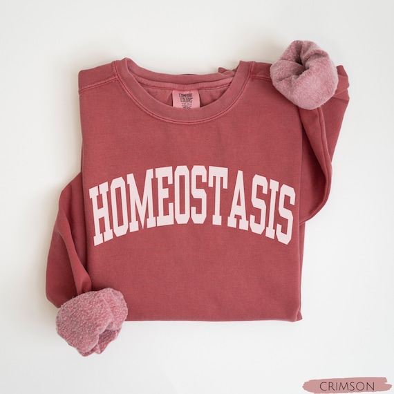 Biology Sweatshirt, Homeostasis Crewneck, Biology Teacher Gift, Science Teacher Shirt, Varsity Aesthetic, Neuro Nerd, Physiology