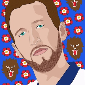 HXRRY KXNE Bxyern Munich Tottenhxm Angleterre affiche impression numérique portrait *** disponible pour une durée limitée uniquement ! ***