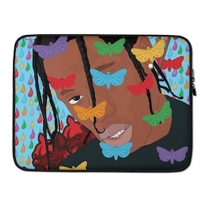 TRAVIS SCXTT Butterfly Effect Hip Hop Rap Astrowxrld Sicko Mxde laptop sleeve