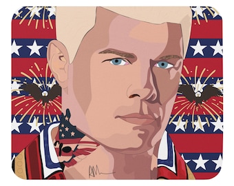 Cxdy Rhxdes American Wrestling Mousepad-***Available for a limited time only!***