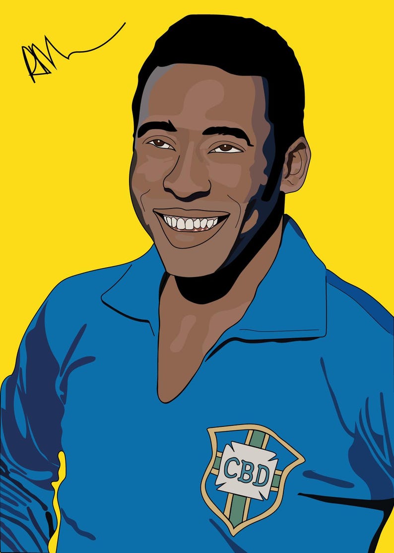 PELÉ Brazil Football Soccer Legend iPhone Case image 4