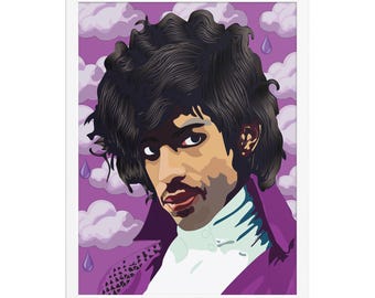 PRXNCE Purple Rain Wall Art