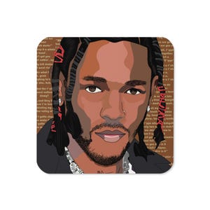 KXNDRICK LXMAR Sxper Bowl Not Like Us Damn Hip Hop Rap Coaster***Available for a limited time only!***