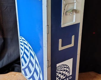 United Airlines halfsize airline trolley - redesigned / upholstered- delivery in 45 days