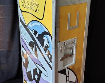 Whamm Pop-art halfsize trolley - redesigned and based on ex Lufthansa airline trolley - Vintage