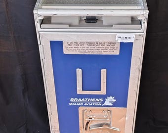 Braathens Malmo Aviation double door halfsize trolley original and unique