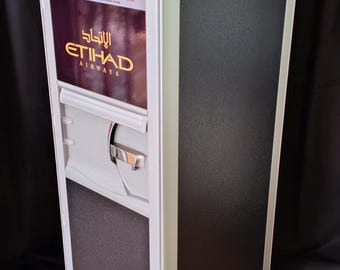 NOWOŚĆ Wózek Etihad halfsize vliegtuig - wózek lotniczy - wózek