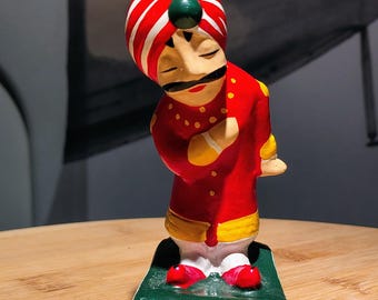 Mascotte Air India Maharaja - originale - vintage - alta 12 cm