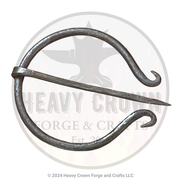 Brooch | Heavy duty Viking pin | Celtic pin | Cloak pin |  Shawl pin | Scarf pin | Celtic brooch | Brooch | Blacksmith made | Forged