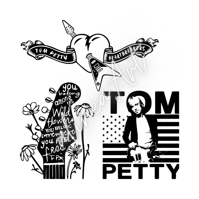 Tom Petty SVG Bundle Cut File for Cricut Svg Png Dxf Eps - Etsy