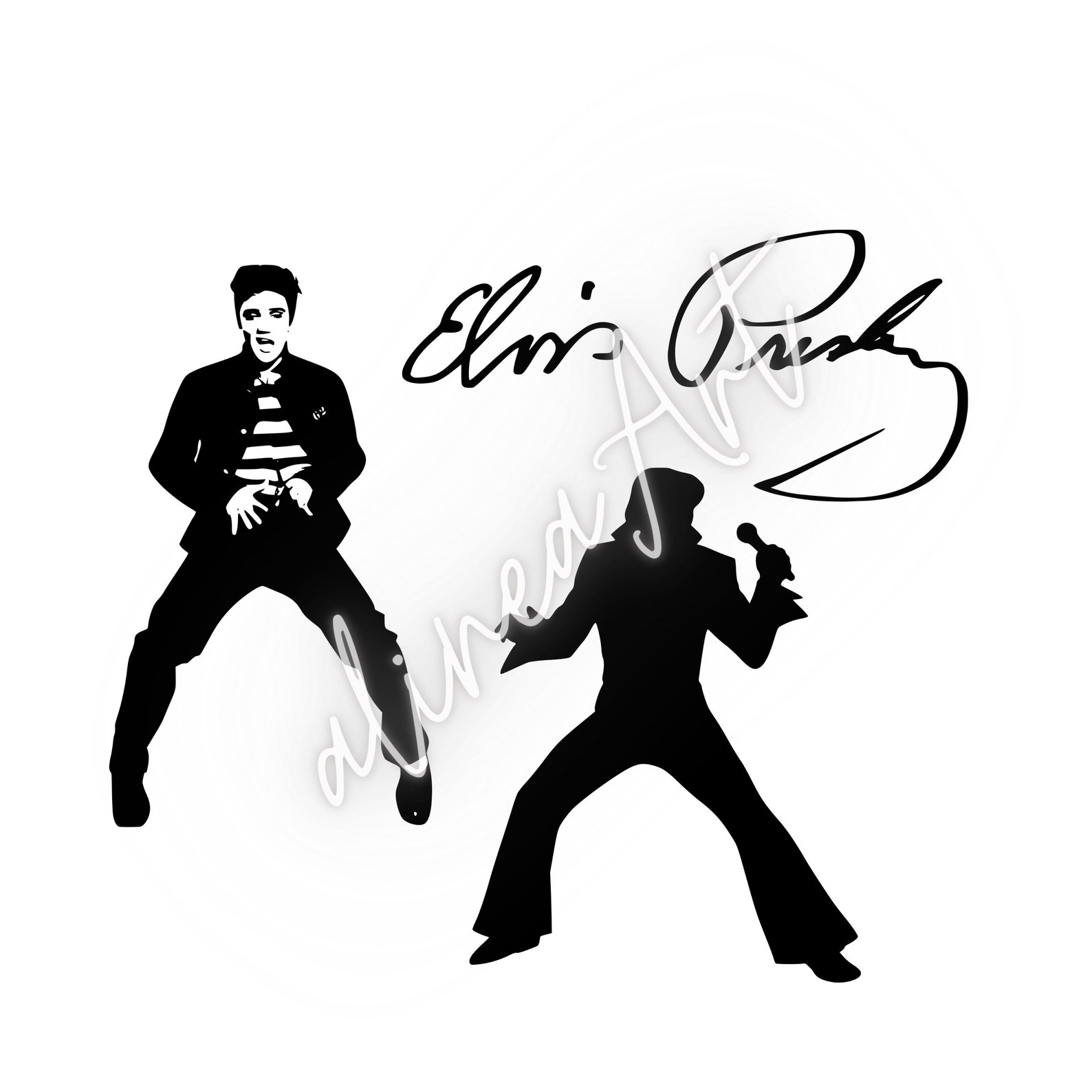 Elvis Presley SVG Bundle the King of Rock N Roll Svg Svg Etsy Canada